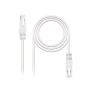 Latiguillo cable red utp cat6 rj45 nanocable 1m blanco awg24