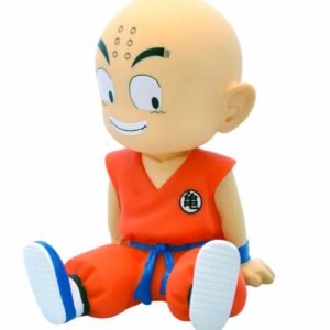 Figura hucha plastoy dragon ball krilin sentado