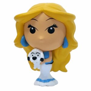 Figura plastoy asterix & obelix falbala e idefix chibi