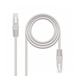 Cable red nanocable latiguillo rj45 utp cat6 2m gris