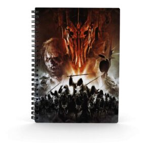 Libreta efecto 3d sd toys el se?or de los anillos ejercito de mordor