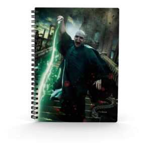 Libreta efecto 3d sd toys harry potter poster voldemort