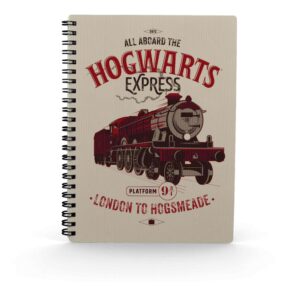 Libreta efecto 3d sd toys harry potter all aboard hogwarts express