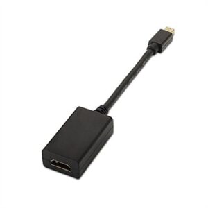 Cable nanocable conversor minidisplay port a hdmi macho - hembra 15cm negro