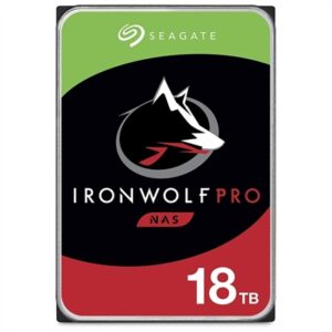 Disco duro interno hdd seagate ironwolf pro nas st18000ne000 18tb 3.5 pulgadas 7200rpm -  256mb -  sata 6gb - s