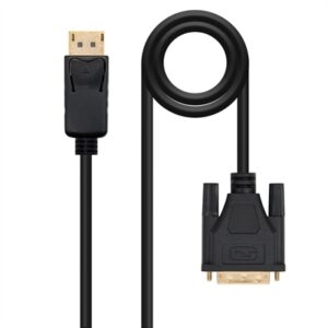 Cable displayport a dvi nanocable 1m -  macho - macho -  negro
