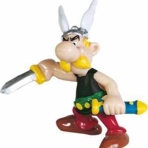 Figura plastoy asterix & obelix asterix el galo con espada pvc