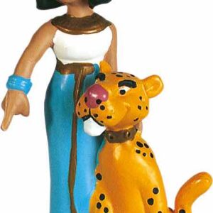 Figura plastoy asterix & obelix reina cleopatra egipto pvc