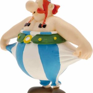 Figura plastoy asterix & obelix obelix sujetandose el pantalon pvc