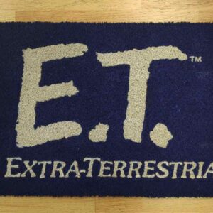 Felpudo 60x40 e.t. logo e.t. azul