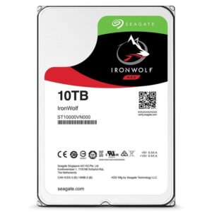 Disco duro interno hdd seagate ironwolf 10tb sata3 256mb