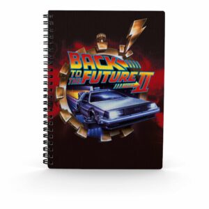 Libreta efecto 3d poster bttf 2 regreso al futuro