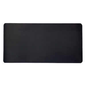 Phoenix matepad alfrombrilla rat?n pu 80 x 40 cm antideslizante impermeable mater?al simil cuero negra