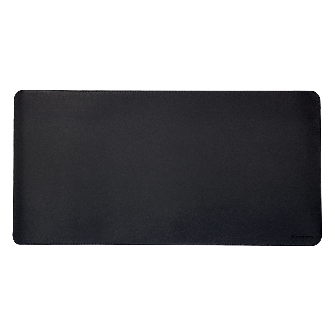 Phoenix matepad alfrombrilla rat?n pu 80 x 40 cm antideslizante impermeable mater?al simil cuero negra