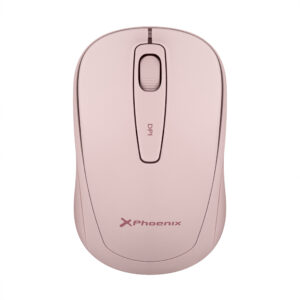 Phoenix m250 rat?n inal?mbrico 2.4 ghz receptor usb hasta 1600 dpi compatible con pc mac port?til color rosa
