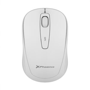 Phoenix m250 rat?n inal?mbrico 2.4 ghz receptor usb hasta 1600 dpi compatible con pc mac port?til color blanco