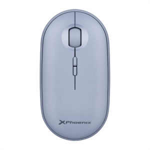 Phoenix rebble rat?n inalambrico bluetooth y 2.4 ghz hasta 3 dispositivos con receptor usb clic silencioso para port?til notebook pc chomebook mac color azul