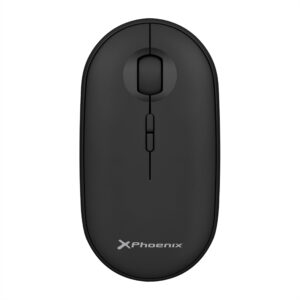 Phoenix rebble rat?n inalambrico bluetooth y 2.4 ghz hasta 3 dispositivos con receptor usb clic silencioso para port?til notebook pc chomebook mac color negro