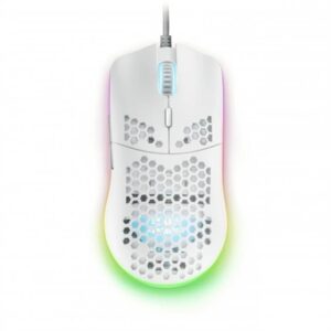 Mouse raton mars gaming mmax optico usb 7 botones 12400ppp blanco