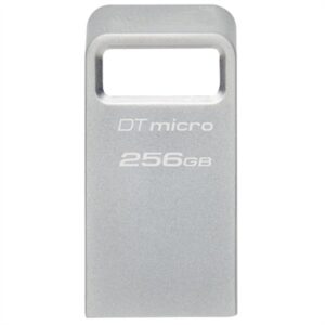 Datatraveler micro unidad flash usb 256 gb usb tipo a 3.2 gen 1 (3.1 gen 1) plata