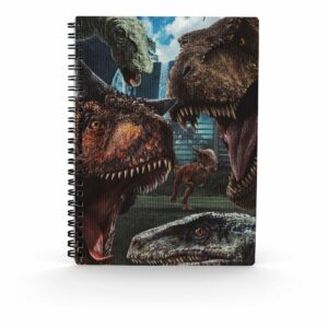 Libreta sd toys efecto 3d selfie jurassic world