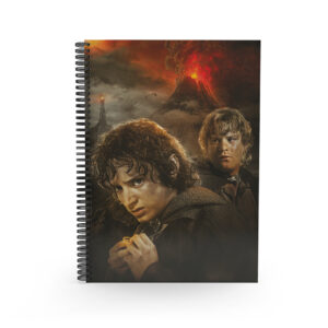 Libreta efecto 3d frodo y sam el se?or de los anillos