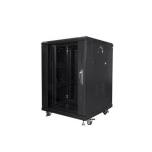 Armario rack lanberg 15u 600 x 600 auto ensamblado 19 pulgadas carga maxima 800kg negro