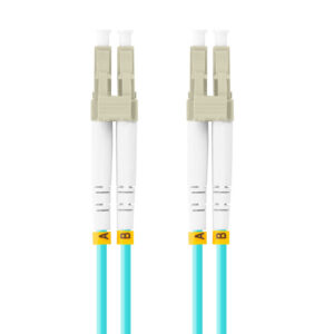 Latiguillo fibra optica lc - upc lanberg 3m multi duplex om3 50 - 125 lszh azul