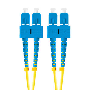 Latiguillo fibra 5m lanberg mono sc - upc - sc - upc duplex g657a1 lszh amarillo