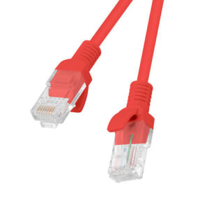 Latiguillo rj45 lanberg cat.6 utp 10m fluke passed rojo