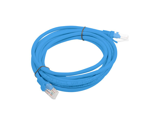 Latiguillo rj45 lanberg cat.6 utp 3m fluke passed azul