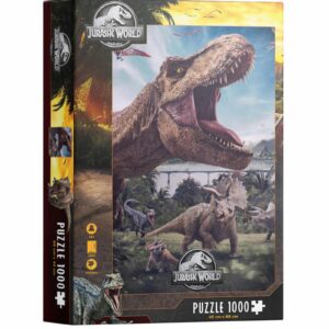 Puzle 1000 poster compo rex jurassic world