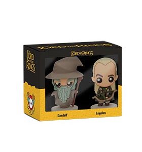 Set 2 figuras sd toys pokis el se?or de los anillos gandalf y legolas