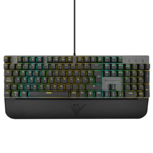 Teclado mecanico gaming phoenix mk1 elite full rgb configurable switches brown usb con reposamu?ecas