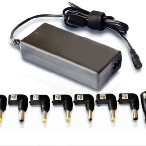 Cargador portatil automatico universal leotec 90w negro