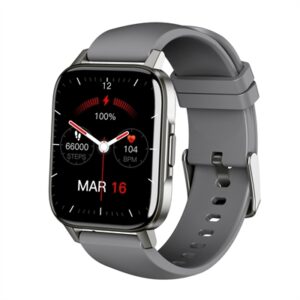 Reloj smartwatch leotec multisport crystal ip68 gris 1.69 pulgadas