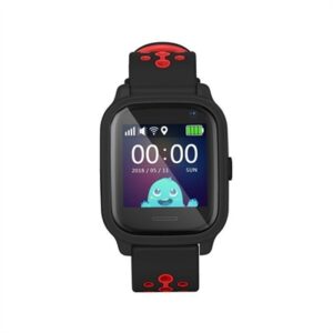 Reloj smartwatch leotec kids allo gps antiperdida negro y rojo 1.3 pulgadas