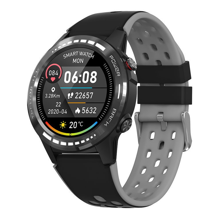 Reloj smartwatch leotec multisport gps advantage plus negro 1.3 pulgadas