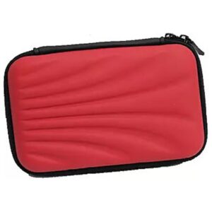 Funda disco duro maillon hdd powerbank case 2.5 pulgadas rojo