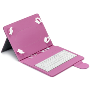 Funda tablet maillon urban keyboard usb 9.7 pulgadas -  11 pulgadas rosa - con teclado