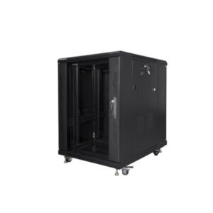 Armario lanberg rack 19 pulgadas 15u 600x800 flat pack black negro