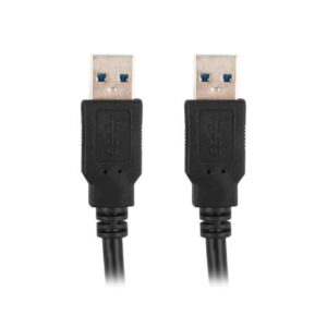 Cable usb 3.0 lanberg 1.8m -  macho - macho -  negro