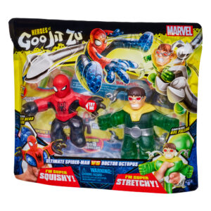 Pack de 2 figuras bandai goo jit zu marvel h?roes spiderman vs dr octopus