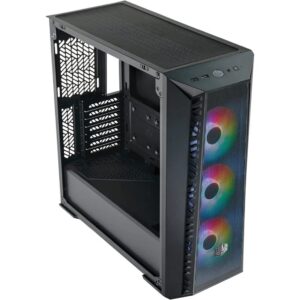 Caja ordenador gaming atx cooler master mb520 negra cristal templado - 3 x 120mm argb