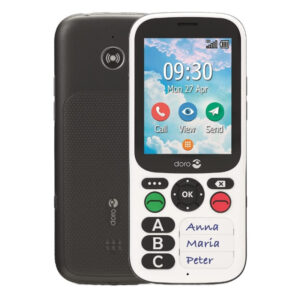 Telefono movil doro 780x black - white 2.8 pulgadas -  4g - blanco y negro