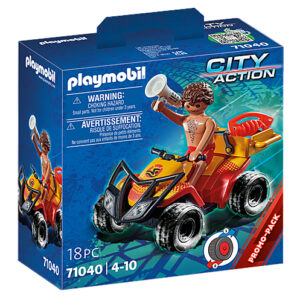 Playmobil city action quad de rescate