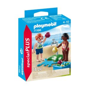 Playmobil ni?os con globos de agua
