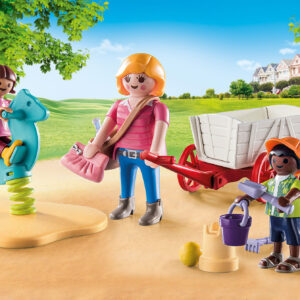 Playmobil starter pack educadora con carrito