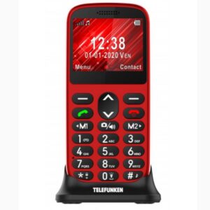 Telefono movil telefunken s420 senior phone - 2.31 pulgadas - rojo