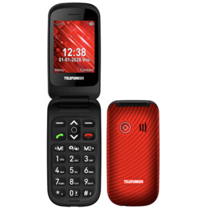 Telefono movil telefunken s440 senior phone - 2.4 pulgadas - rojo